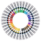 U.S. Art Supply Professional 36 Color Set of Watercolor Paint in Large 18ml Tubes - Vivid Colors