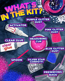 Galaxy Slime Making Kit - Make Your Own Slime Kit for Girls 10-12, Galaxy Slime Kit for Girls, Slime Kit for Boys 8-12, Gifts for 10 Year Old Girl Slime Pack, Galaxy Slime Party Favors Putty for Kids