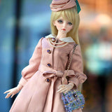 BJD Handmade Doll Retro Lady Clothes Set for 1/3 BJD Girl Dolls Clothes Accessories