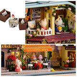 WYD Sweet Dreams / Starlight Tour / Walking Paris 3 Miniature Dollhouse Kits Miniature Scenes Small Iron Box Creative Scene Box Theater（3pcs）