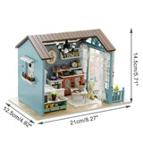 UniHobby DIY Dollhouse Miniature Kit Romantic Forest Time Wooden Gift House Toy