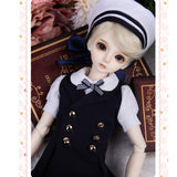 Bjd Doll Sd Doll 1/4 40cm 15.7 Inches Doll Male Female Couples Outfit Joint Doll Birthday Gift Doll Decoration Toy,A
