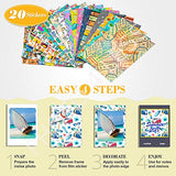 Fujifilm Instax Mini Twin Pack Instant Film (60 Exposures) + Travel Stickers + 5 Colored Frames + Hanging Frames + Cleaning Cloth