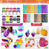 Resin Decoration Accessories Kit, Paleris Resin Accessories Jewelry Making Fillers Supplies with Resin Colorant Dye, Glitter Mica Powder, Dried Flowers for Resin Jewelry Casting Molds