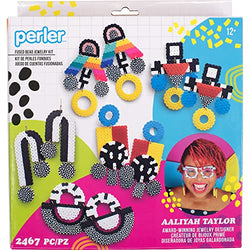 Perler Aaliyah Taylor Jewelry Fuse Bread Craft Kit for Kids, Multicolor 2467 Piece