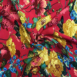 Printed Rayon Challis Fabric 100% Rayon 53/54" Wide Sold by The Yard (370-2)