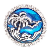 Lovmoment Snap 20MM Ocean Romantic Fairy Tale with Enamel Snap Jewelry Charms (pack of 4 pcs)