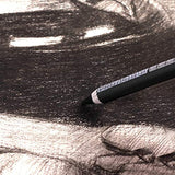 Charcoal Pencil Set - 12pcs/pk - Black Free Cutting Paper Handle Charcoal Pencil C7350 (Soft)