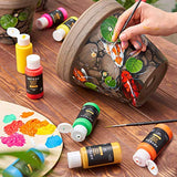 Arteza Metallic and Outdoor Acrylic Paints Bundle, Painting Art Supplies for Artist, Hobby Painters & Beginners