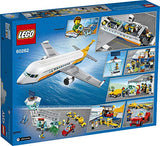 LEGO City Passenger Airplane 60262, with Radar Tower, Airport Truck with a Car Elevator, Red Convertible, 4 Passenger and 4 Airport Staff Minifigures, Plus a Baby Figure (669 Pieces)