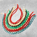 Over 350 Natural Beads for Jewelry Making - Buri and Betel Nut Bead Strands with 2 Free Necklaces