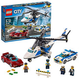 LEGO City Police High-Speed Chase 60138 Building Toy with Cop Car, Police Helicopter, and Getaway Sports Car (294 Pieces)