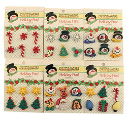 Buttons Galore CMGROUP Christmas 3D Buttons (Set of 6)