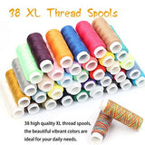 Sewing Kit, 182 Premium Sewing Supplies, 38 XL Thread Spools, Suitable for Traveller, Adults, Kids,