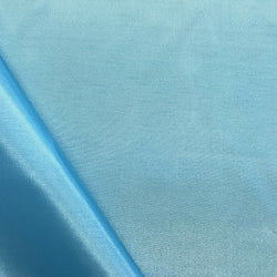 Polyester Lining Fabric Silk Habutae 60 (5 YARD, Sky Blue)