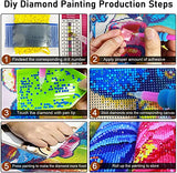 Diamond Painting,Diamond Painting Clown,Diamond Painting Kits for Adults,Office Wall Decorationand Gift 12x16inch