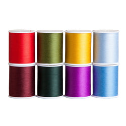 Sew Complete by Superior Threads - 8 Assorted Colors of 50 wt All-Purpose Polyester Sewing and
