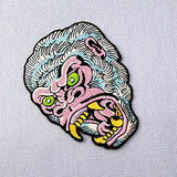 The Roaring Gorilla Patch Embroidered Applique Iron On Sew On Emblem
