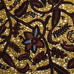 African Print Fabric Cotton Print 44'' wide Sold By The Yard (185178-3)