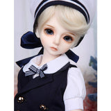 Bjd Doll Sd Doll 1/4 40cm 15.7 Inches Doll Male Female Couples Outfit Joint Doll Birthday Gift Doll Decoration Toy,A