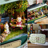 CUTEBEE Box Theatre Doll House Furniture Miniature, 1:24 DIY Dollhouse Kit for Kids (Countryside Notes)
