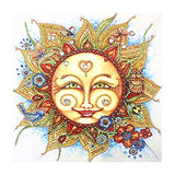 5D Diamond Painting Adult or Child DIY Diamond Embroidery, Special Shape Diamond Painting Sun Flower Pattern Hibah