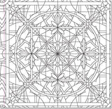 Kaleidoscope Designs Adult Coloring Book (31 stress-relieving designs) (Studio)