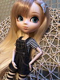 Original Doll Clohtes Outfit, Striped T-Shirt(Black) and Short Dungarees(Black or Blue), Doll Dress Up for 1/6 12inch Blythe Doll or ICY Doll- Fortune Days