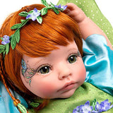 Paradise Galleries Reborn Fairy Doll - Pixie, 19 inch Toddler, GentleTouch Vinyl, Caucasian Skintone, Red Hair, 5-Piece Doll Gift Set