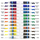 iMustech Watercolor Paint Set, 24 Cols Premium Quality Watercolors Painting Kit with Palette, Rich Pigments Colors Art Supplies for Artists, Beginners, Students (24X12ML)