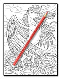 Light Fantasy: An Adult Coloring Book with Princesses, Unicorns, Mermaids, Fairies, Elves, Wizards, and Dragons