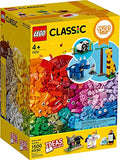 LEGO Bricks and Animals 11011 Classic Creative Toy (1,500 Pieces) — Brick-Built 10 Amazing Animal Figures for Kids Ages 4 and up — BROAGE Non Woven Fabric Drawstring Bag