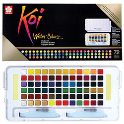 Sakura XNCW-72N Studio Set Watercolor, 72 colors, Assorted