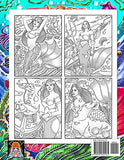 Adult Coloring Book Mermaids: A Relaxing Coloring Gift Book for Adults Relaxation Featuring Stress Relieving Mermaid Design and Underwater Fantasy Coloring Pages