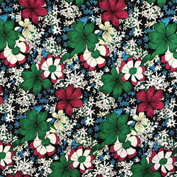 Printed Rayon Challis Fabric 100% Rayon 53/54" Wide Sold by The Yard (1037-1)