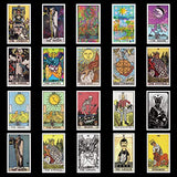 Tarot Sticker Pack of 60 Astrology Stickers Divination Decals for Laptops Hydro Flasks Water Bottles Luggage Helmet