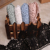 9CM Width Europe Crown pattern Inelastic Embroidery Lace Trim,Curtain Tablecloth Slipcover Bridal