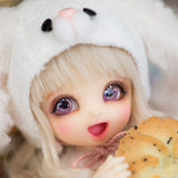 BJD Doll 1/8 SD Dolls 6 Inch 12 Ball Jointed Doll DIY Toys with Clothes Outfit Shoes Wig Hair Makeup, Best Gift for Girls