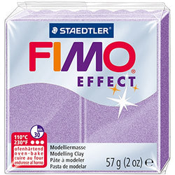 Staedtler 8020-607 2 oz Lilac Pearl Fimo Effect Polymer Clay