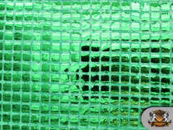 Square Sequin 6.85mm Green 42" Wide / Sold By the Yard