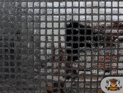Square Sequin 6.85mm Black 42" Wide / Sold By the Yard