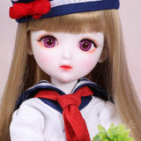 BJD/SD Doll 1/6 26CM 10 Inch Toys Jointed Body DIY Toys Cosplay Fashion Dolls with Clothes Outfit Shoes Wig Hair Makeup