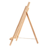 12-Pack of Tabletop Easels - Wood Easel, Mini Easels for Tabletop Painting, Standing Easel, Brown - 9 x 14.8 Inches