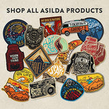 Asilda Store Think First Camera Film Roll Embroidered Sew or Iron-on Patch