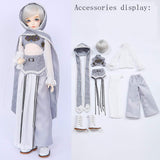 Handsome 1/4 BJD Doll Large Size 16.7 Inch 19 Ball Jointed Doll DIY Toys with Clothes Outfit Shoes Wig Hair Makeup Surprise Doll Gift