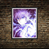 Anime Hunter x Hunter Canvas Wall Art Print Poster for Home Decor,8 x 10 Inches,Unframed,Set of 4 Pieces