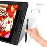 VEIKK Drawing Monitor Tablet, VK1560 Drawing Tablet with Screen Full HD IPS Pen Display Graphic Monitor with Battery Free Passive
