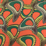 DTY African Print Fabric Senzo (1-1) Stretch Brushed Jersey Knit Apparel 58/60" Wide Sold BTY