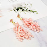 VIIRY 12pcs Tassels Mix Color Style Fashion Soft Silk Lace Tassels Fit for Jewelry Making DIY Accessories(6 Pairs)