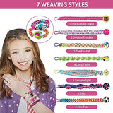 Friendship Bracelet Making Kit for Girls,DIY Jewelry Arts Craft Gifts Toys,Travel Rewarding Activity,Birthday Christmas Gifts for Teen Girls Age 6-12